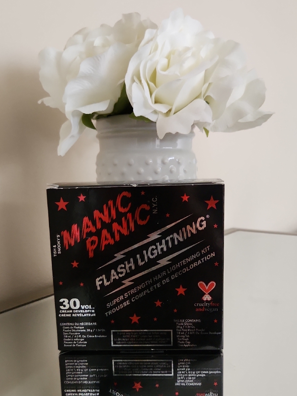 Manic Panic Flash Lightning Hair Lightening Kit — Black & Red Packaging